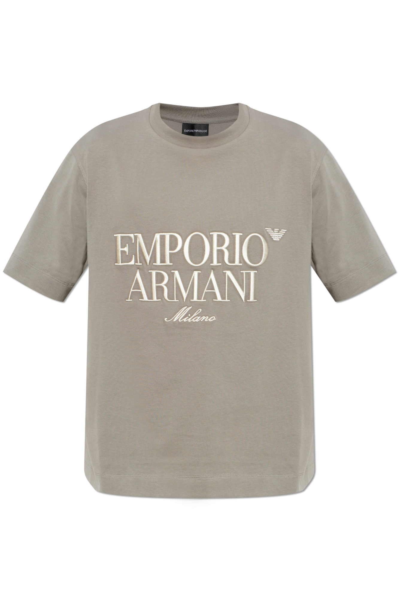 Emporio Armani T-shirt with embroidered logo | Men's | Vitkac